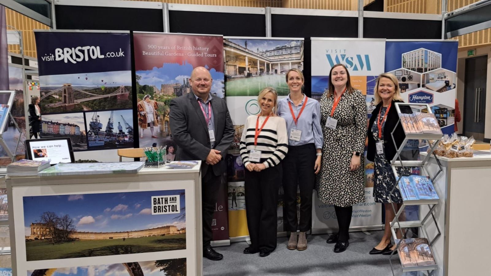 Stand sharers for Bath & Bristol at Group Leisure & Travel Show 2023